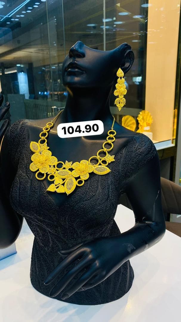 Bracelet en or 21k pour femme, modèle massif